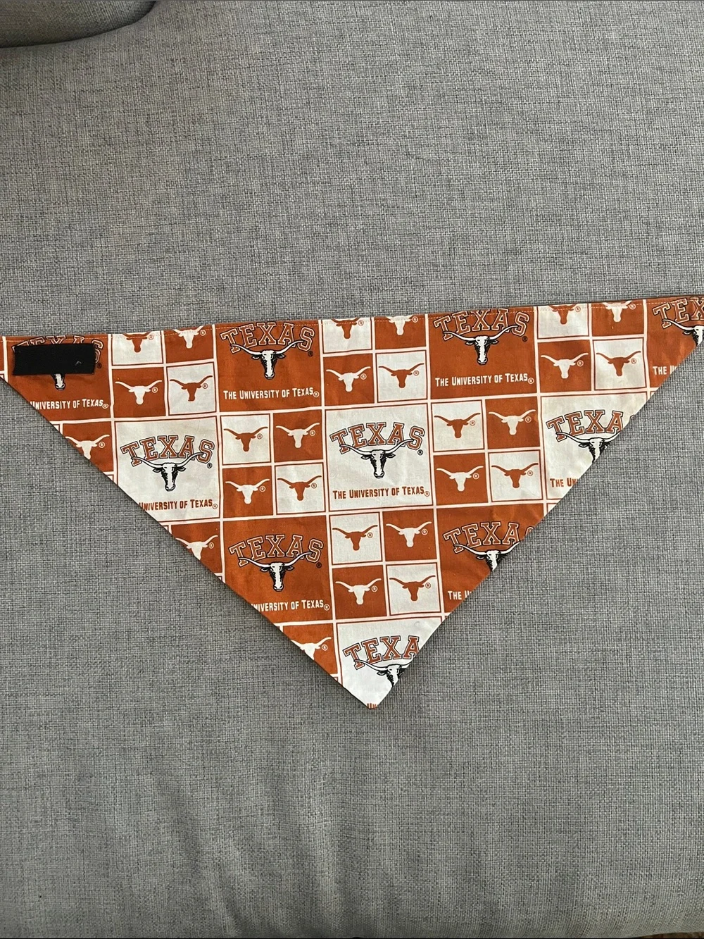 University of Texas Logo Pet Bandana — Burnt Orange & White
